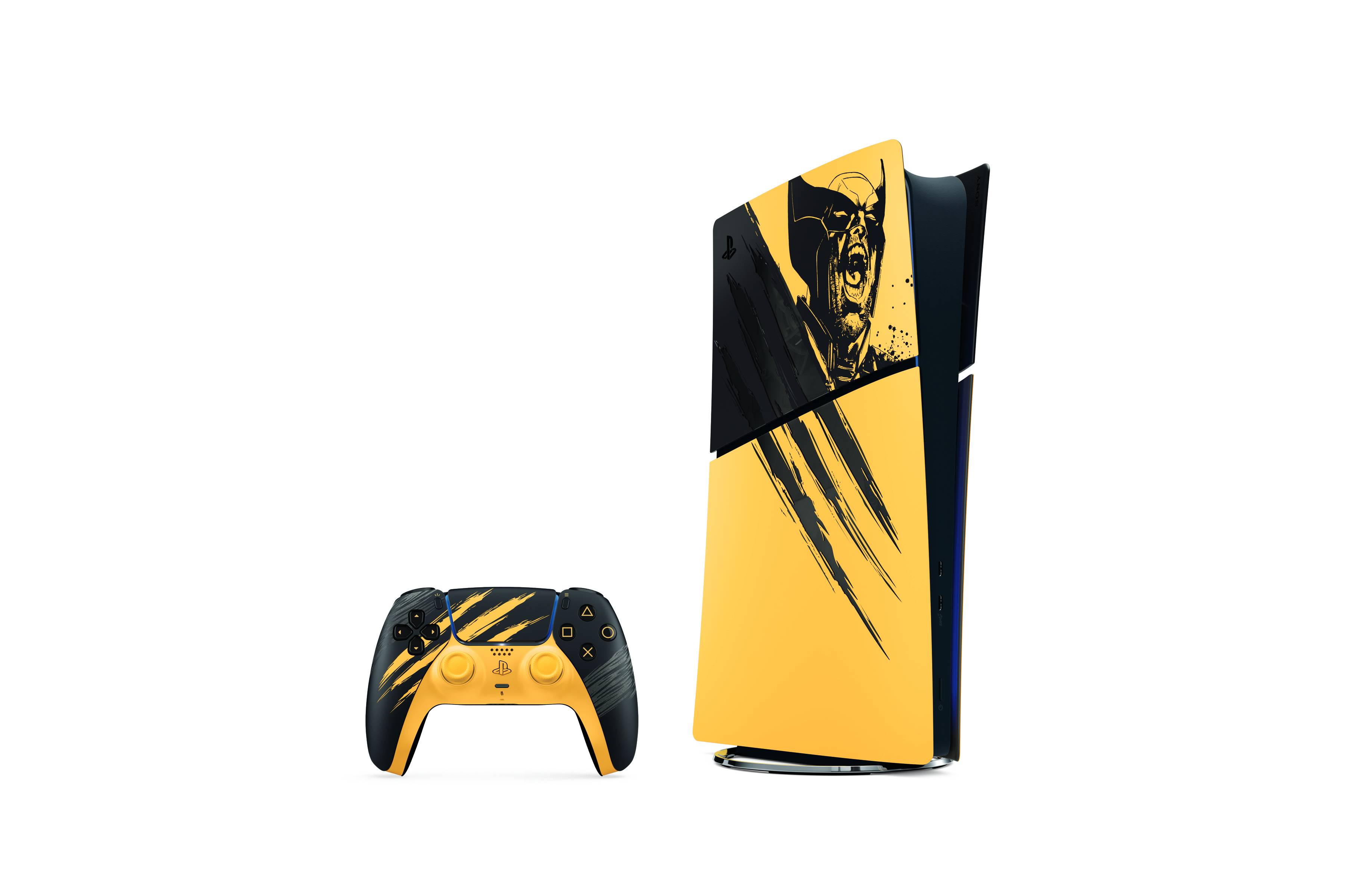Pack Ps5 Alldigital (modèle Slim) + Marvel's Wolverine Jaune (ciab) Ed. Limitée thumb 2